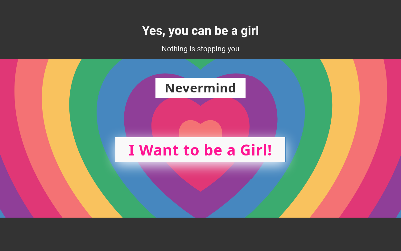 Screenshot of turnintoagirl.com